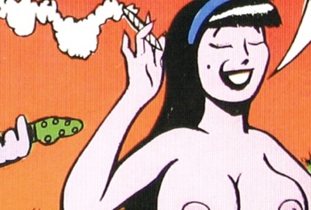 Detail from work by Wheez Von Klaw.