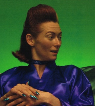 Tilda Swinton in Lynn Hershman Leeson's TECHNOLUST (2002)